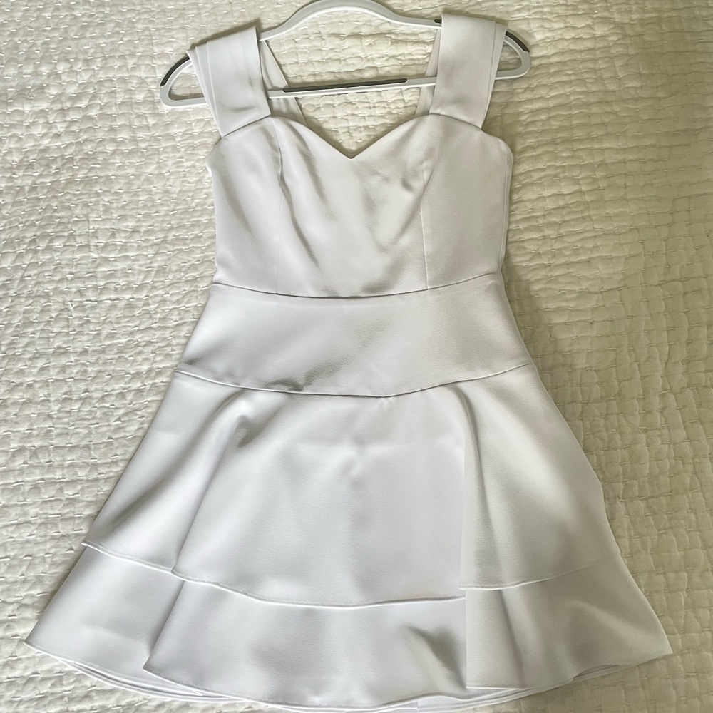 Alice + Olivia White mini dress